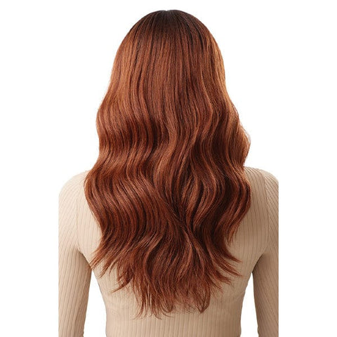 Outre Synthetic Sleeklay Part HD Lace Front Wig - GENEVIVE - SoGoodBB.com