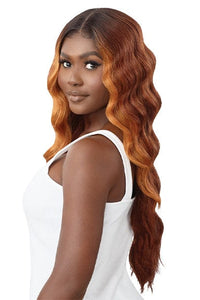 Outre Synthetic Sleeklay Part HD Lace Front Wig - JOANNA - SoGoodBB.com