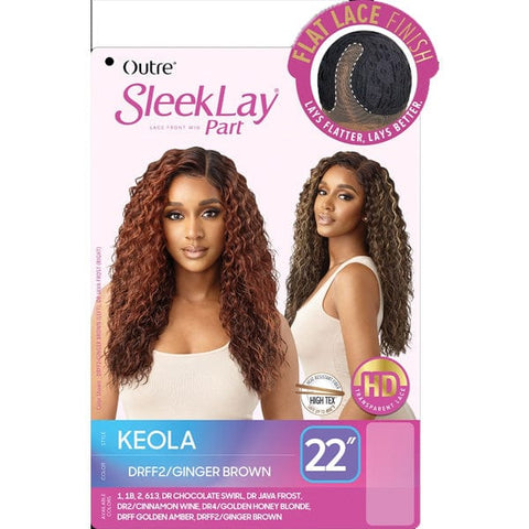 Outre Synthetic Sleeklay Part HD Lace Front Wig - KEOLA - SoGoodBB.com