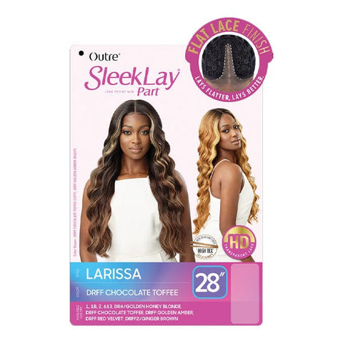 Outre Synthetic Sleeklay Part HD Lace Front Wig - LARISSA - Unbeatable - SoGoodBB.com