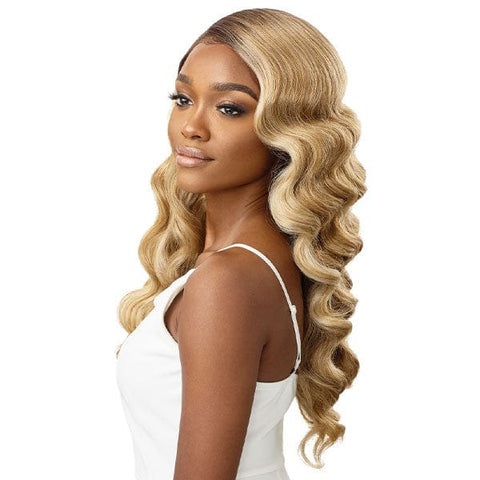 Outre Synthetic Sleeklay Part HD Lace Front Wig - LAVETTE - SoGoodBB.com