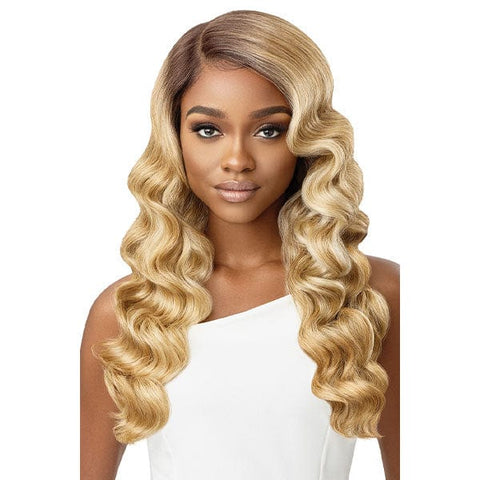 Outre Synthetic Sleeklay Part HD Lace Front Wig - LAVETTE - SoGoodBB.com