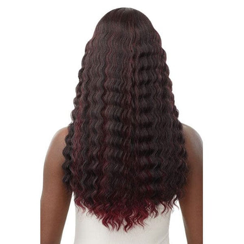 Outre Synthetic Sleeklay Part HD Lace Front Wig - PERLA - SoGoodBB.com