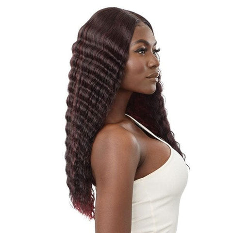 Outre Synthetic Sleeklay Part HD Lace Front Wig - PERLA - SoGoodBB.com