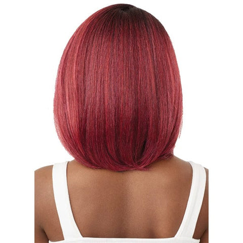Outre Synthetic Sleeklay Part HD Lace Front Wig - RUDY - SoGoodBB.com