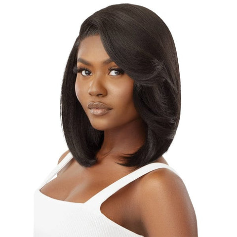 Outre Synthetic Sleeklay Part HD Lace Front Wig - RUDY - SoGoodBB.com
