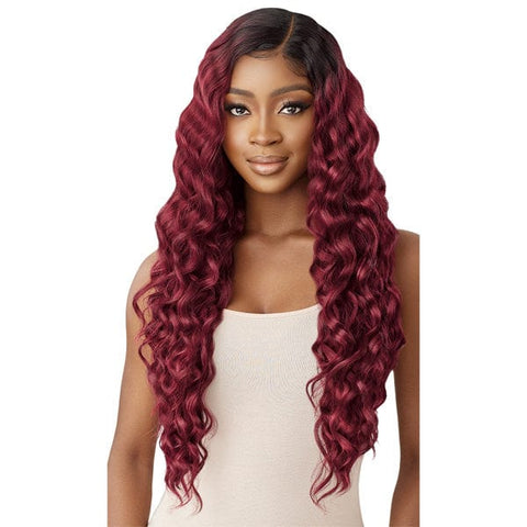 Outre Synthetic Sleeklay Part HD Lace Front Wig - SHALINI - SoGoodBB.com