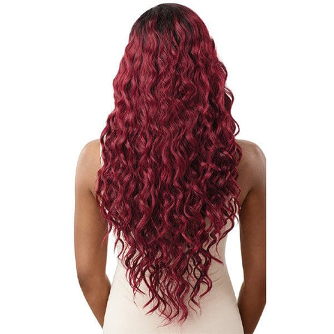 Outre Synthetic Sleeklay Part HD Lace Front Wig - SHALINI - SoGoodBB.com
