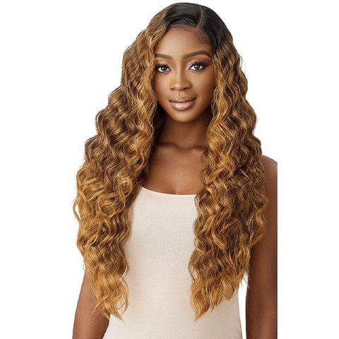 Outre Synthetic Sleeklay Part HD Lace Front Wig - SHALINI - SoGoodBB.com