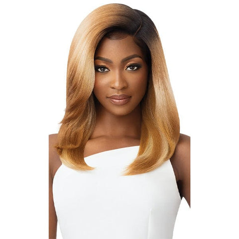 Outre Synthetic Sleeklay Part HD Lace Front Wig - VERNISHA - SoGoodBB.com