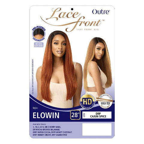 Outre Synthetic Swiss HD Lace Front Wig - ELOWIN - SoGoodBB.com