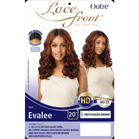Outre Synthetic Swiss HD Lace Front Wig - EVALEE - SoGoodBB.com