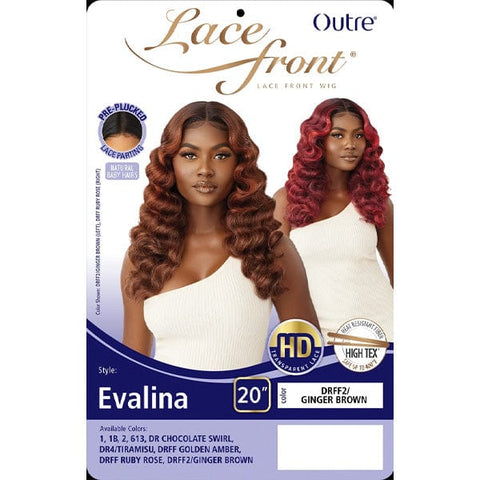 Outre Synthetic Swiss HD Lace Front Wig - EVALINA - SoGoodBB.com