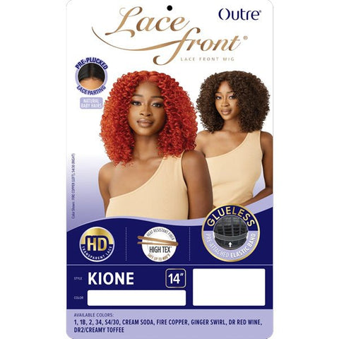 Outre Synthetic Swiss HD Lace Front Wig - KIONE - SoGoodBB.com