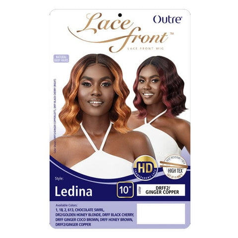 Outre Synthetic Swiss HD Lace Front Wig - LEDINA - SoGoodBB.com