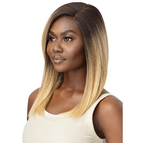 Outre Synthetic Swiss HD Lace Front Wig - NATURAL YAKI 18" - SoGoodBB.com