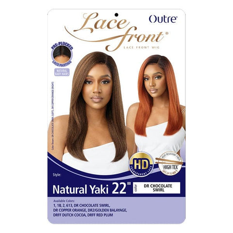 Outre Synthetic Swiss HD Lace Front Wig - NATURAL YAKI 22″ - SoGoodBB.com