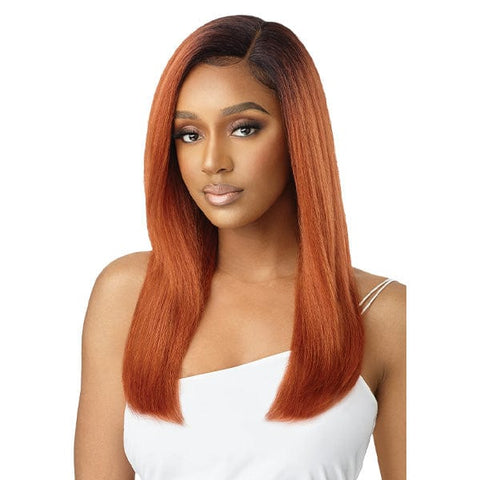 Outre Synthetic Swiss HD Lace Front Wig - NATURAL YAKI 22″ - SoGoodBB.com