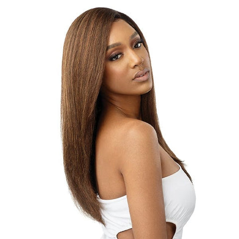 Outre Synthetic Swiss HD Lace Front Wig - NATURAL YAKI 22″ - SoGoodBB.com