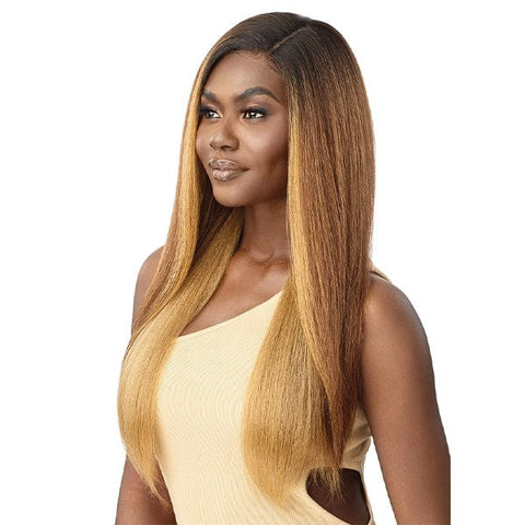 Outre Synthetic Swiss HD Lace Front Wig - NATURAL YAKI 26" - SoGoodBB.com