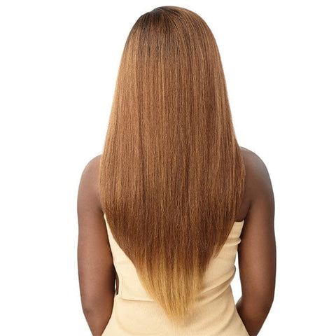 Outre Synthetic Swiss HD Lace Front Wig - NATURAL YAKI 26" - SoGoodBB.com