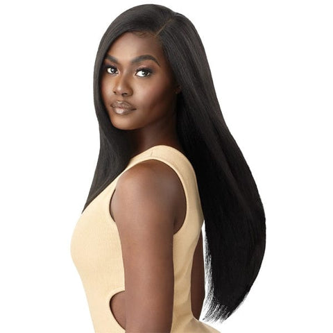 Outre Synthetic Swiss HD Lace Front Wig - NATURAL YAKI 26" - SoGoodBB.com