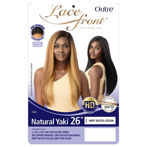 Outre Synthetic Swiss HD Lace Front Wig - NATURAL YAKI 26" - SoGoodBB.com