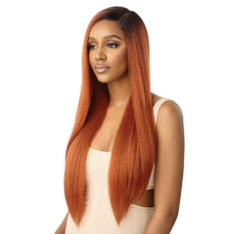 Outre Synthetic Swiss HD Lace Front Wig - NATURAL YAKI 30" - SoGoodBB.com