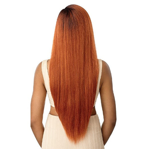 Outre Synthetic Swiss HD Lace Front Wig - NATURAL YAKI 30" - SoGoodBB.com
