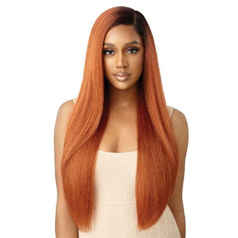 Outre Synthetic Swiss HD Lace Front Wig - NATURAL YAKI 30" - SoGoodBB.com