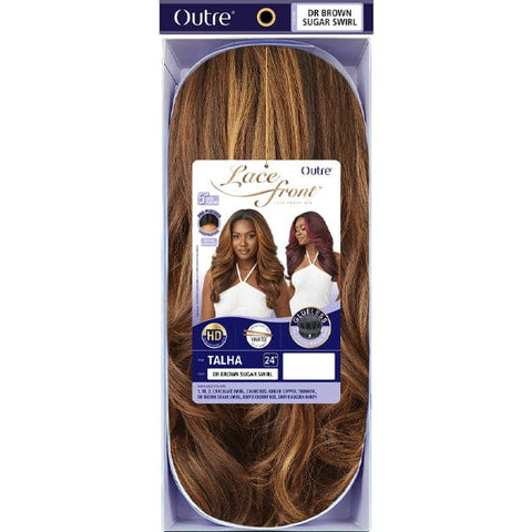 Outre Synthetic Swiss HD Lace Front Wig - TALHA - SoGoodBB.com
