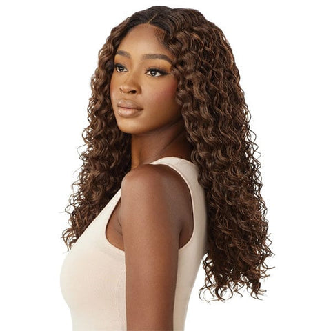 Outre Synthetic Swiss Wet & Wavy Lace Front Wig - YASHA - SoGoodBB.com
