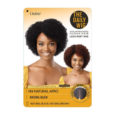 Outre The Daily Wig 100% Human Hair Wig - NATURAL AFRO - SoGoodBB.com