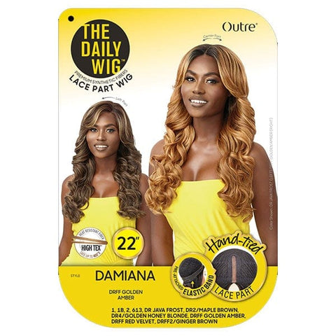 Outre The Daily Wig Synthetic Hair Lace Part Wig - DAMIANA - SoGoodBB.com