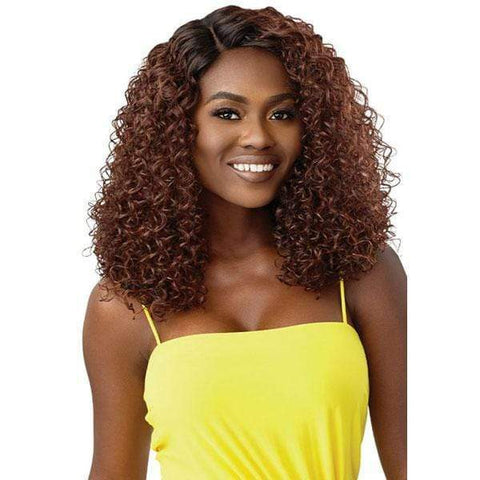 Outre The Daily Wig Synthetic Hair Wet & Wavy Lace Part Wig - DAMARIS - SoGoodBB.com