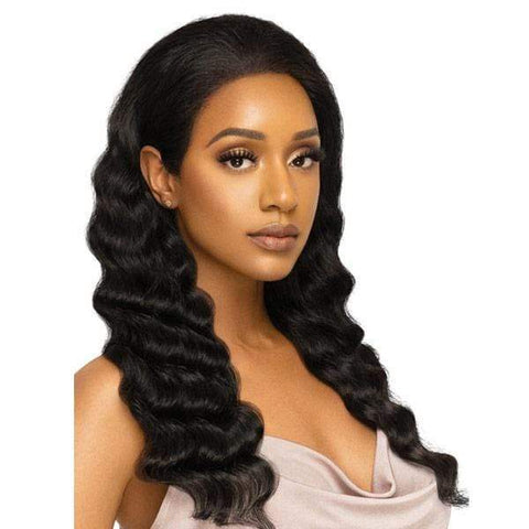 Outre Virgin Human Hair Mytresses Platinum Label 360 HD Lace Wig - NATURAL FREE DEEP - SoGoodBB.com