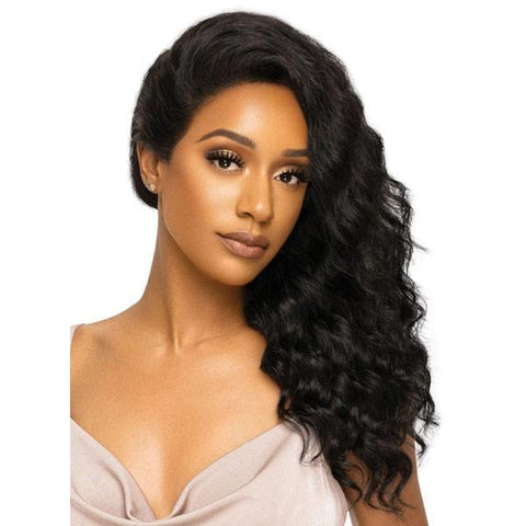 Outre Virgin Human Hair Mytresses Platinum Label 360 HD Lace Wig - NATURAL FREE DEEP - SoGoodBB.com