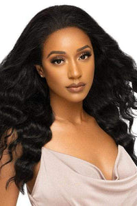 Outre Virgin Human Hair Mytresses Platinum Label 360 HD Lace Wig - NATURAL FREE DEEP - SoGoodBB.com