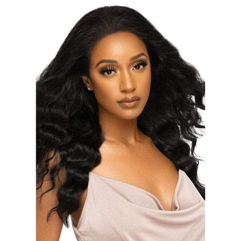 Outre Virgin Human Hair Mytresses Platinum Label 360 HD Lace Wig - NATURAL FREE DEEP - SoGoodBB.com