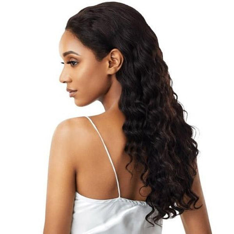 Outre Virgin Human Hair Mytresses Platinum Label HD Full Lace Wig - NATURAL LOOSE DEEP - SoGoodBB.com