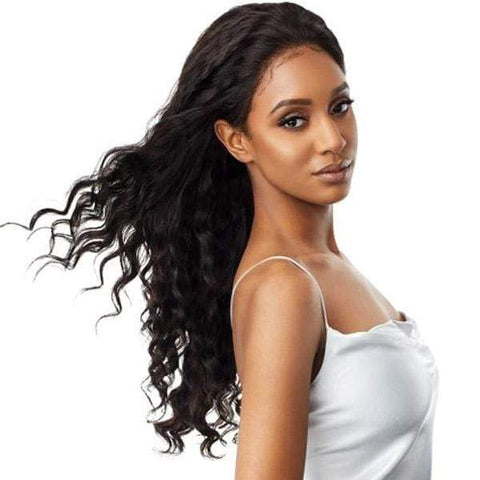 Outre Virgin Human Hair Mytresses Platinum Label HD Full Lace Wig - NATURAL LOOSE DEEP - SoGoodBB.com