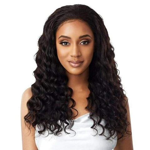 Outre Virgin Human Hair Mytresses Platinum Label HD Full Lace Wig - NATURAL LOOSE DEEP - SoGoodBB.com