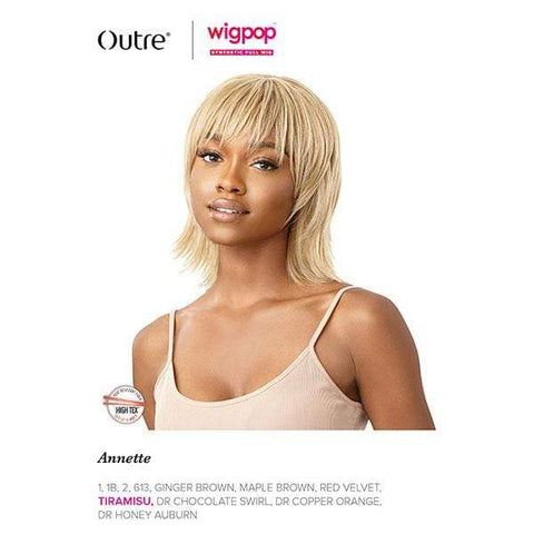 Outre Wigpop Synthetic Hair Full Wig - ANNETTE - SoGoodBB.com