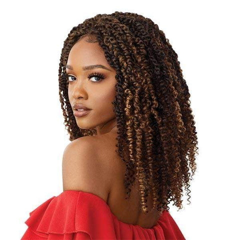 Outre X-Pression Twisted Up 4X4 Lace Front Wig - KINKY BOHO PASSION WATERWAVE 18" - SoGoodBB.com