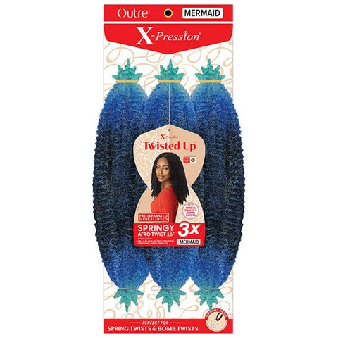 Outre X-Pression Twisted Up Crochet Braid - 3X SPRINGY AFRO TWIST 16"-24" - SoGoodBB.com