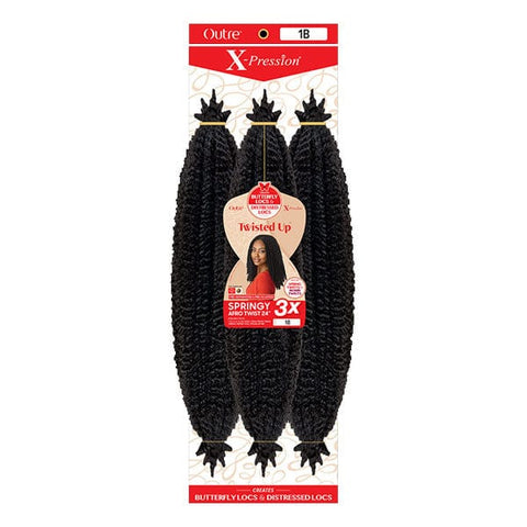 Outre X-Pression Twisted Up Crochet Braid - 3X SPRINGY AFRO TWIST 16"-24" - SoGoodBB.com