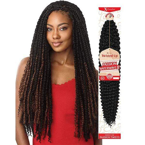 Outre X-Pression Twisted Up Crochet Braid - PASSION WATERWAVE II 22" - SoGoodBB.com