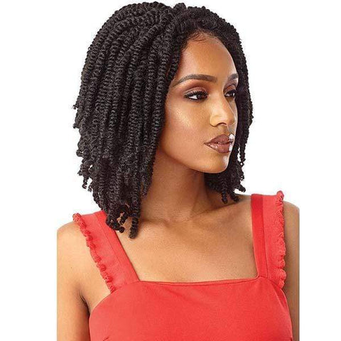 Outre X-Pression Twisted Up Synthetic Lace Front Braid Wig - STRAIGHT BOMB TWIST 14″ - SoGoodBB.com