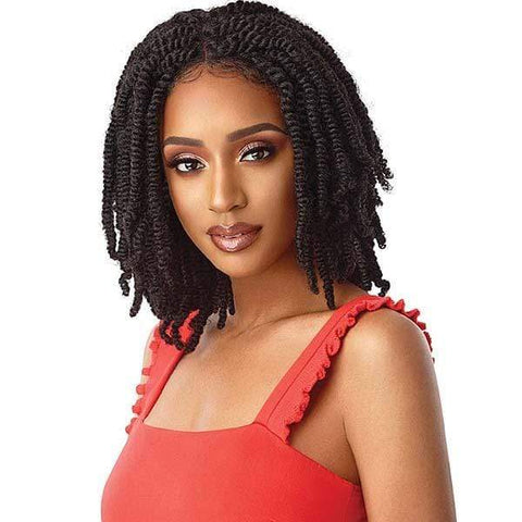 Outre X-Pression Twisted Up Synthetic Lace Front Braid Wig - STRAIGHT BOMB TWIST 14″ - SoGoodBB.com