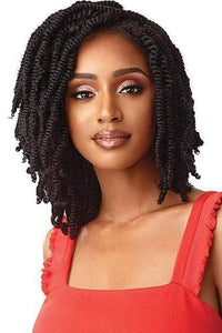 Outre X-Pression Twisted Up Synthetic Lace Front Braid Wig - STRAIGHT BOMB TWIST 14″ - SoGoodBB.com